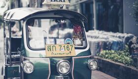 Tuk Tuk on the streets of Thailand